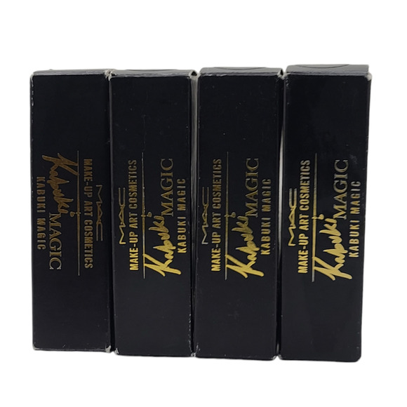 4 Pack MAC Make up Art Cosmetics Kabuki Magic HOLY HOLY - Picture 5 of 9